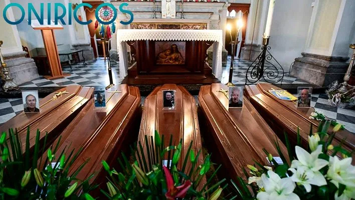 sonar con un entierro en un iglesia - oniromancia
