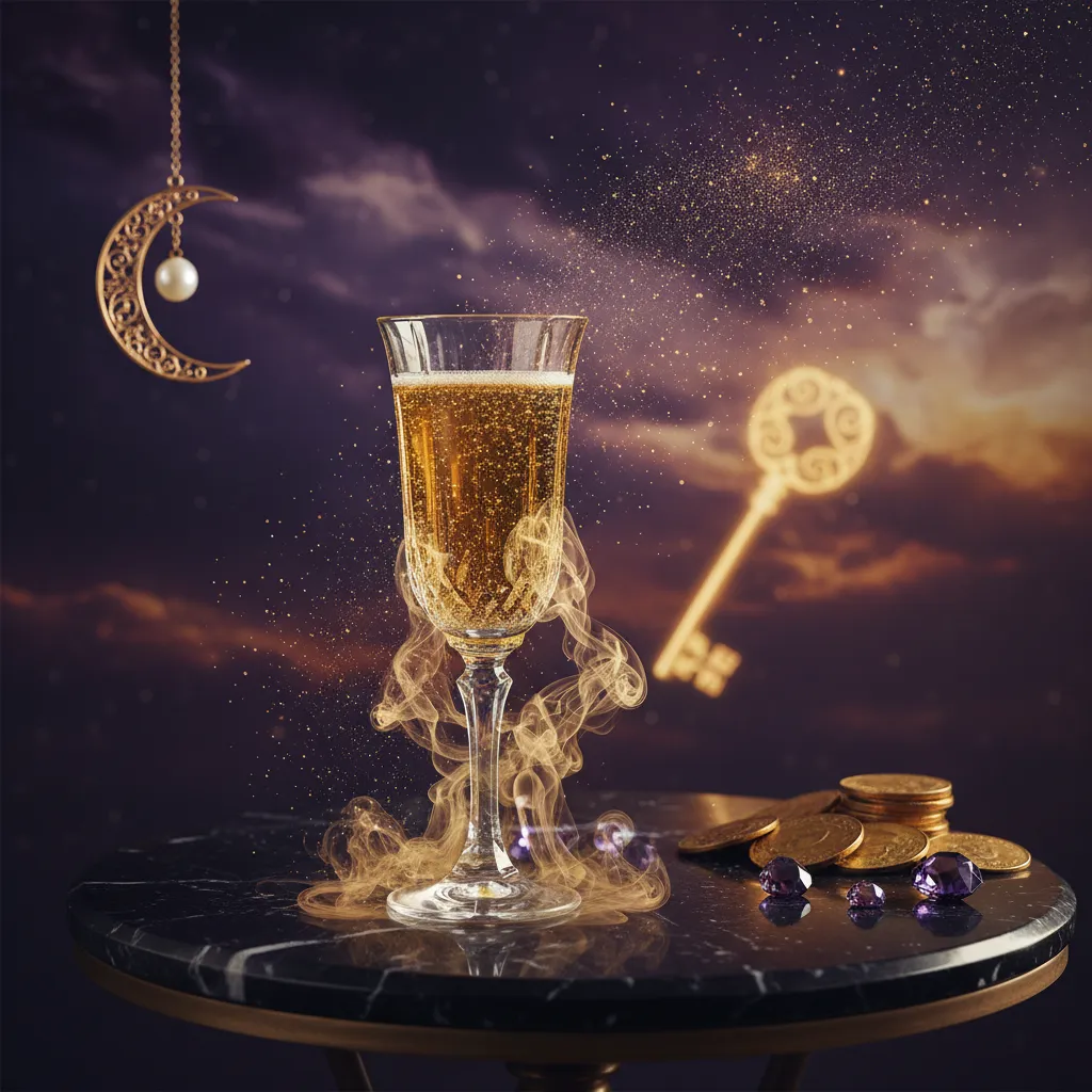 Soñar con champán: ¿Qué significa este sueño de lujo y celebración?