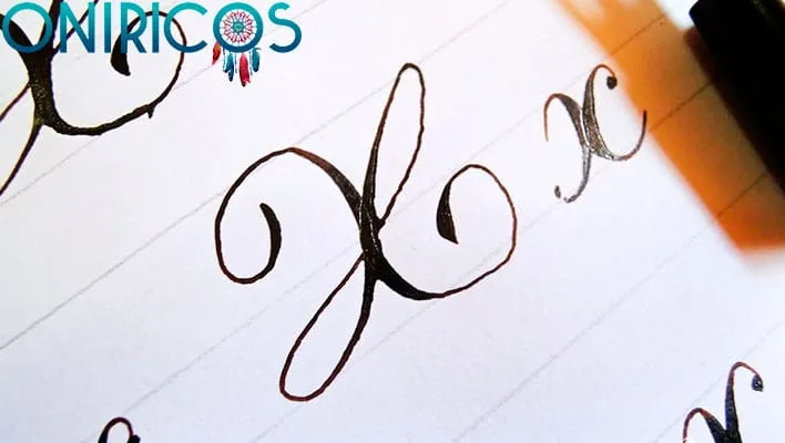 soñar con la letra X - oniromancia