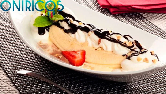 soñar con un banana split - oniromancia