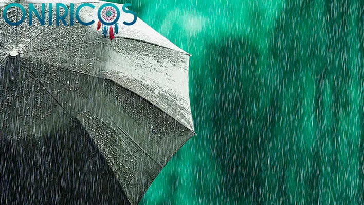 soñar con lluvia